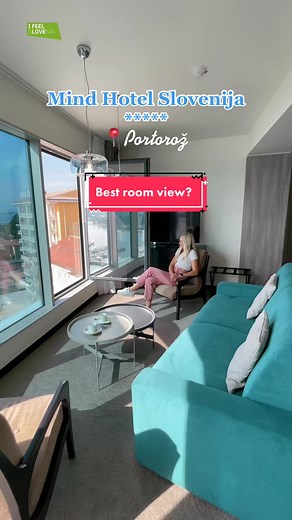 Best View of Portorož from 5* Suite at LifeClass Portoroz - Mind Hotel Slovenija