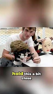 Creepy Animatronic Heads Mimic Humans with AI #shorts