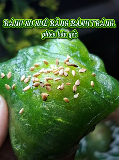 Cách làm bánh xu xuê bằng bánh tráng ngon