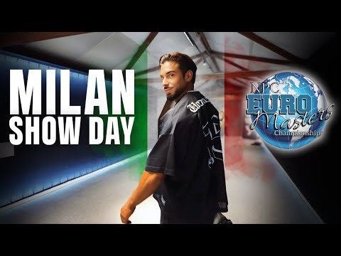 Men's Physique Bodybuilder Show Day Vlog | Milan Italy