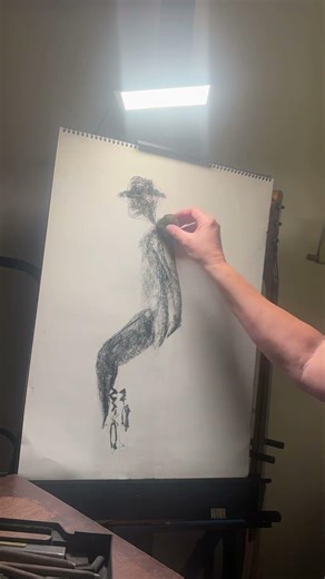 Time Lapse Charcoal Michael Jackson #art