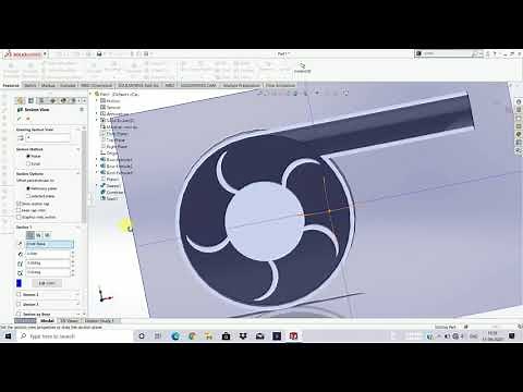 SolidWorks Centrifugal flow analysis (CFD in SolidWorks)