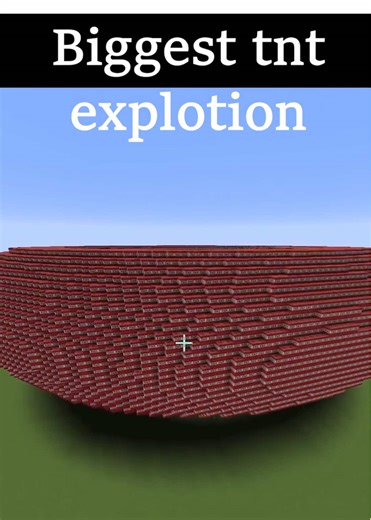 Is This the Biggest Minecraft Explosion?