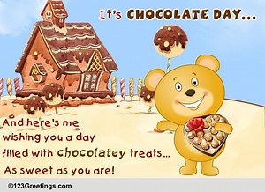 Chocolate Day Cards, Free Chocolate Day Wishes, Greeting Cards | 123 Greetings
