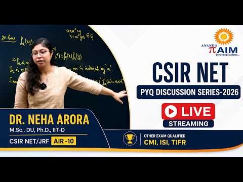 Modern Algebra (PYQ JULY-25) DISCUSSION BY Dr Neha Arora, Anand institute of Mathematics