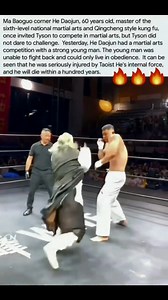 Ma Baoguo corner He Daojun, 60 years old, master of the sixth-level national martial arts and Qingcheng style kung fu, once invited Tyson to compete in martial arts, but Tyson did not dare to challenge. Yesterday, He Daojun had a martial arts competition with a strong young man. The young man was unable to fight back and could only live in obedience. It can be seen that he was seriously injured by Taoist He's internal force, and he will die within a hundred years.😱 | Karate Science