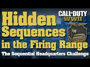 CoD WW2: How To Do The Sequential Challenge - How To Find Unique Hidden Sequences In Headquarters