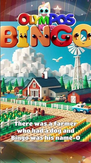 BINGO | BINGO Song | instrumental | POPULAR NURSERY RHYME | toddler Song #shorts