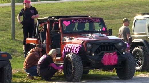 ‘Kayla’s spirit is alive’ First annual jeep ride to honor Monroe County teen who died of cancer