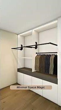 Smart Wardrobe Hacks That Will Transform Your Bedroom Storage! #interiordesign #modernwardrobe