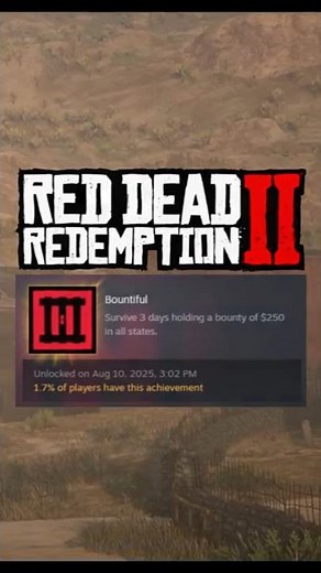 TIPS to UNLOCK Rare "Bountiful" Achievement & Trophy (1.7% Collected) #RDR2 #Shorts