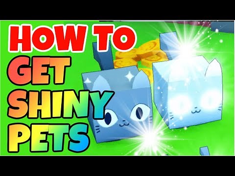 HOW TO GET SHINY PETS IN PET SIMULATOR X UPDATE