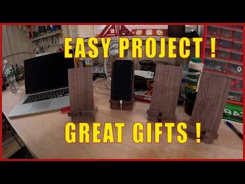 Making Beautiful Walnut Cell Phone Holders – Perfect Handmade Gifts!