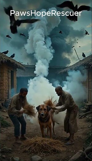 Indian Pariah Dog Covered by Bees Rescued by Brave Team