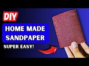 How to make sandpaper at home easy | 100% Real