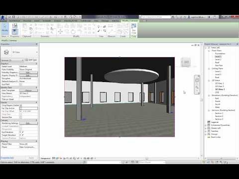 Revit: How to add ceilings and lights