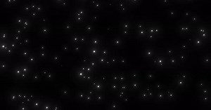 Glowing Twinkle Star Moving In Sky, Stars Moving On Space, Animation Of Blinking Stars Moving