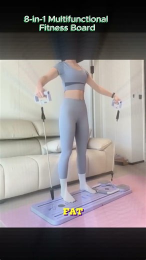 Stubborn Belly Fat? 🤔 8-in-1 Fitness Board Burns Fat & Builds Core at Home 💪 #shorts #shortsyoutube