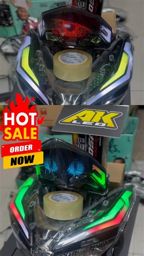 #Vario 125 150, come on in! Audi #i8pro + LED screen panel... #i8 #akled #vario125