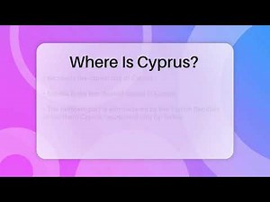 Where Is Cyprus? - The Geography Atlas