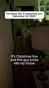 Terrifying guy invaded house in Christmas Eve #scary | Wout Company