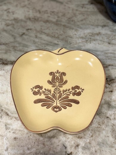 Pfaltzgraff Village Apple Shaped Dish - Etsy