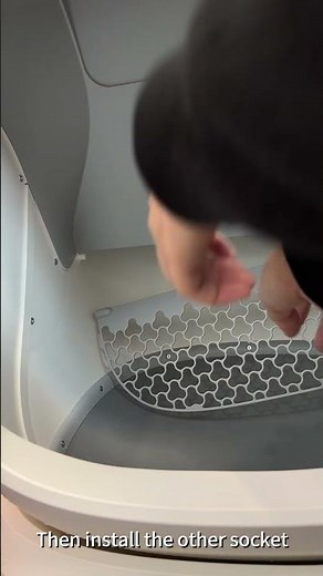 UBPET C20 smart cat litter box - Installation and removal of the litter filter