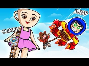 CLIMB THE BIGGEST BALLERINA CAPPUCCINA TOWER IN ROBLOX !!