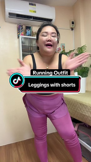Leggings with short @SELCS SPORTS PH #leggingswithshort #yogapants #workoutleggings #runningoutfit