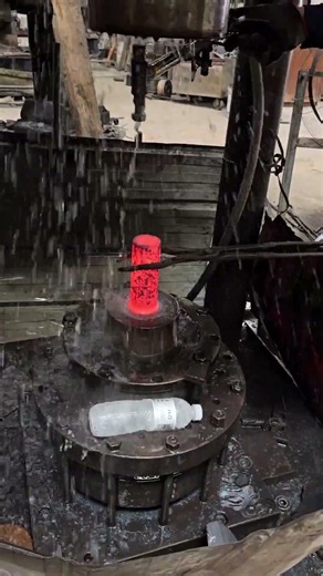 Inside the forging factory Forging the Fusion of Water and Fire in Art #industrial #process #forging