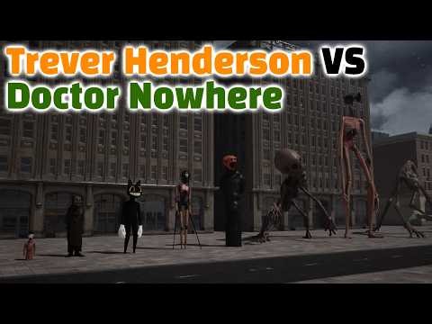 Trevor Henderson VS Doctor Nowhere Size Comparison