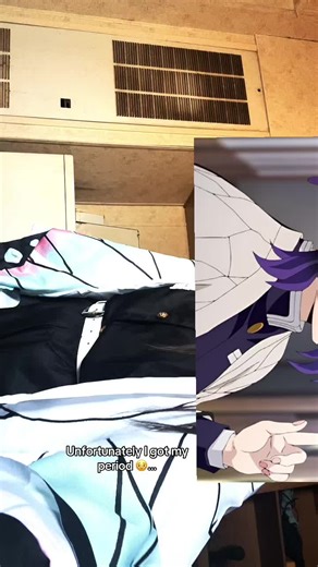 Won’t be able to post in cosplay for a week since period.. #shinobu #shinobucosplay #demonslayer #demonslayercosplay #fypシ