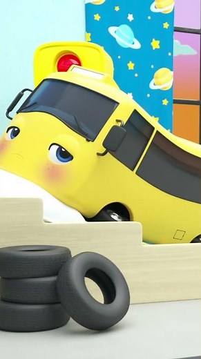 😷🚌 Uh-Oh! Did Buster Get Sick from the Muddy Mess? 🌧️🤢 #fun #buster #kids