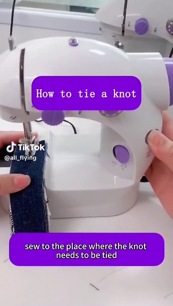 Mastering the Sewing Machine for Perfect Knot Tying