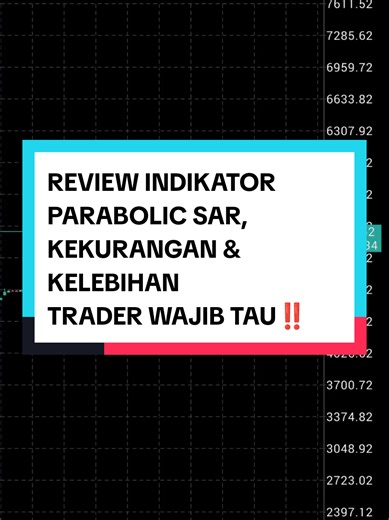 Membalas @bluefamtry Trader wajib tau kekurangan dan kelebihan parabolic sar ‼️ #belajartrading #forex #crypto
