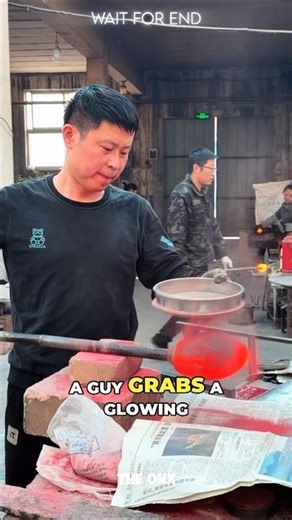 Turned Molten Glass into a Masterpiece! 🍎🔥