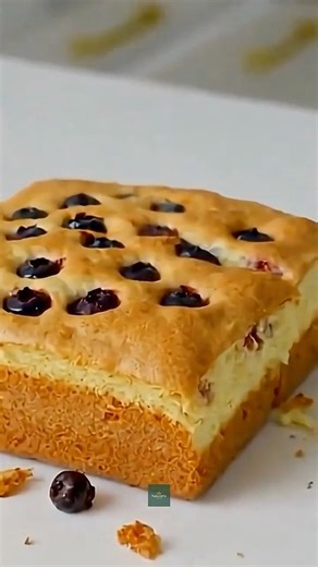 Healthy Banana Blueberry Oat Cake #healthyeating #baking #recipe #food #shorts