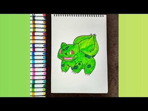 Bulbasaur Coloring for Kids | Pokémon Coloring Series Day 3 | Bulbasaur Drawing |#shorts