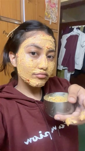 Homemade easy face mask ❤️