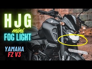 Yamaha FZ V3 Modification | HJG mini fog light | Bike Customization