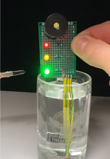 DIY Electronic Water Level Project Using LEDs