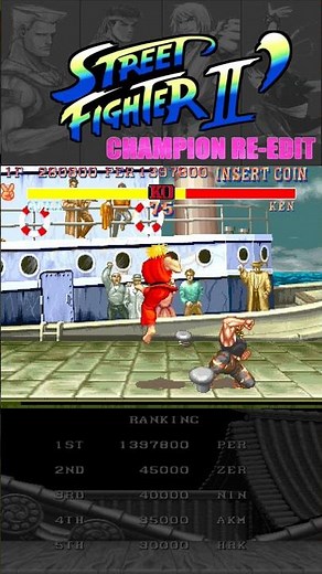 Guile x Ken | STREET FIGHTER II' CHAMPION RE-EDIT #streetfighter #sf2 #shorts #スト２