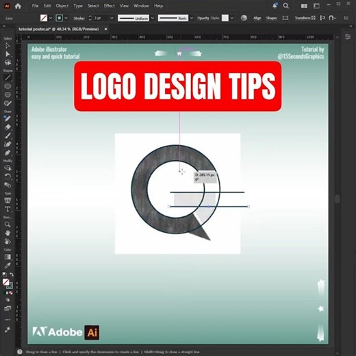 Adobe illustrator inspiration tutorial for both beginners and pros alike #shorts #logo #design