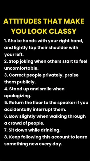 Attitudes That Make You Look Classy | Simple Habits That Boost Respect