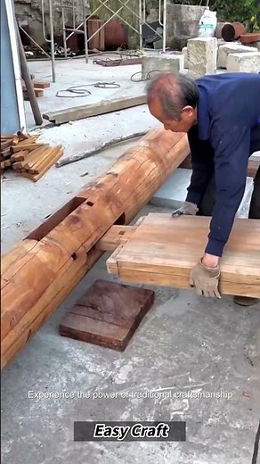 Traditional Wood Structure Assembly