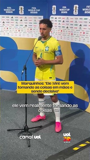 Marquinhos heaps praise on Vini Jr!