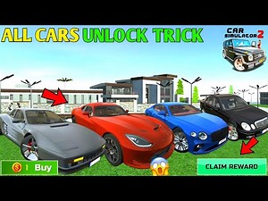 How To Unlock All Cars From Daily Bonuses Update 😱 - Car Simulator 2 Trick