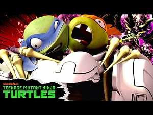 TMNT vs. an ALIEN ROBOT | TMNT (2012) - Videos For Kids