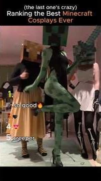 Ranking the Best Minecraft Cosplays Ever #cosplay