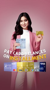Convert outstanding balance of at least P20,000 or USD500 on BDO Credit Cards to installment for up to 60 months term. To apply and for more details, visit the BDO website, click Deals and search Balance Convert. Promo runs until December 31, 2024. Eligibility is determined by BDO at the time of Balance Convert application. Terms & Conditions and fees apply. Per DTI Fair Trade Permit No. FTEB-196956 & 196961, Series of 2024. No BDO Credit Card yet? Apply NOW! Visit www.bdo.com.ph/personal/cards/